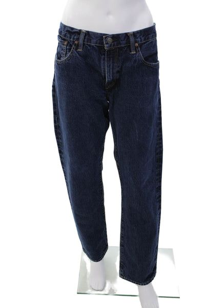 Polo Ralph Lauren Womens Cotton Dark Wash Straight Leg Jeans Blue Size 34