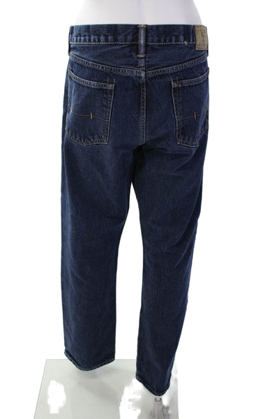 Polo Ralph Lauren Womens Cotton Dark Wash Straight Leg Jeans Blue Size 34