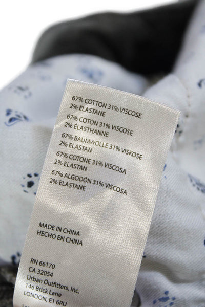 Pilcro and the Letterpress Anthropologie Womens Cotton Flare Pants Green Size 20