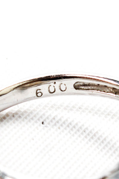 Designer Womens 900 Platinum Cultured 9mm True South Sea Pearl + Diamond Accent
