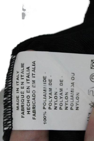 Missoni Womens Wool Pleated Knit Elastic Waist Mini Skirt Black Size EUR 44