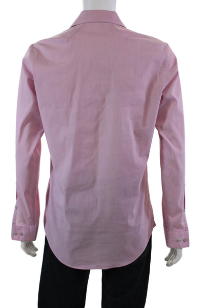 Kenneth Cole Reaction Button Down Slim Fit Dress Shirt Pink Size 34/35 15.5