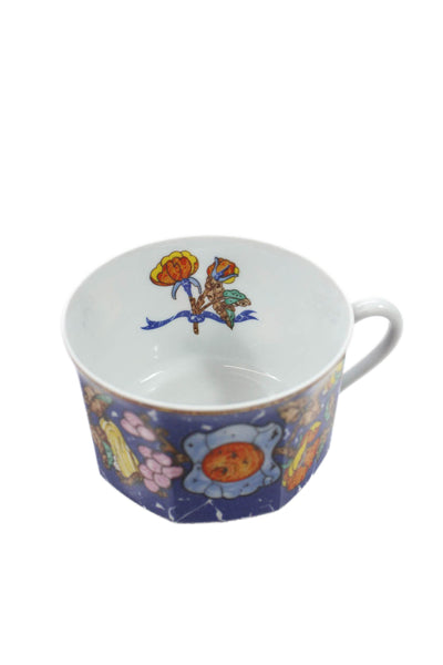 Hermes Marqueterie De Pierres d'Orient et d'Occident Cups and Saucers Set of 12