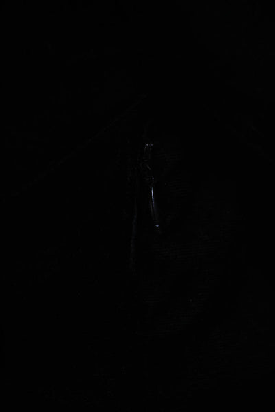 Ba&Sh Womens Velvet V-Neck Long Sleeve Shift Dress Solid Black Size 6