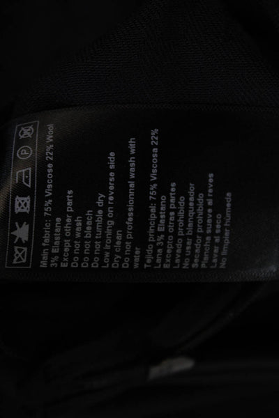 Ba&Sh Womens Drape Detail Side Zip Sonny Pencil Skirt Midnight Blue Size 2