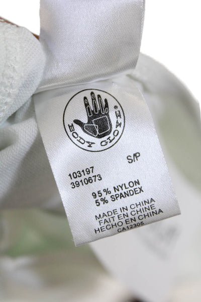 Body Glove Womens Lettuce Edge Pull On Mini Skirt White Size Small