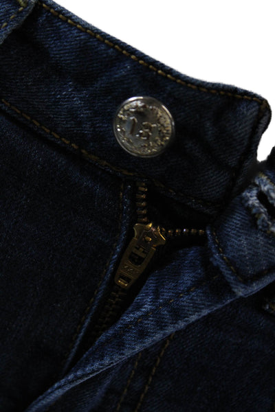 R13 Womens Mid Rise Boy Skinny Leg Jeans Seattle Vintage Blue Cotton Size 25