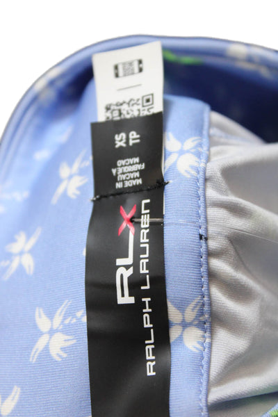 RLX Ralph Lauren Womens Printed Half Zip Mock Neck Active Top Size XS