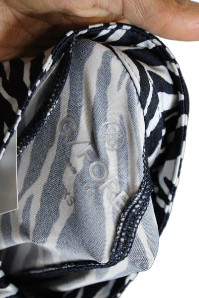 RLX Ralph Lauren Womens Printed Half Zip Mock Neck Active Top Size XS