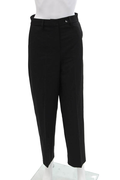 Les Coyotes De Paris Womens Wide Leg High Waisted Dress Pants Black Size 23