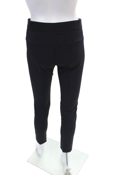 Veronica Beard Womens Solid Slim Leg Hook and Eye Dress Pants Black Size 28