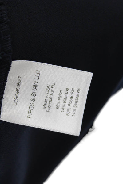 Veronica Beard Womens Solid Slim Leg Hook and Eye Dress Pants Black Size 28