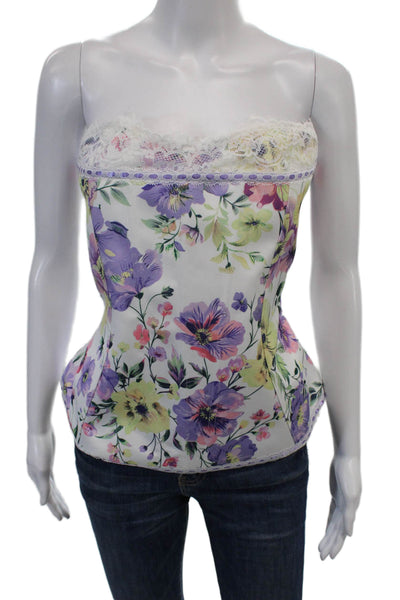 Adore Me Womens Spring Bold Floral Print Tank Top Multi Colored Size Extra Large