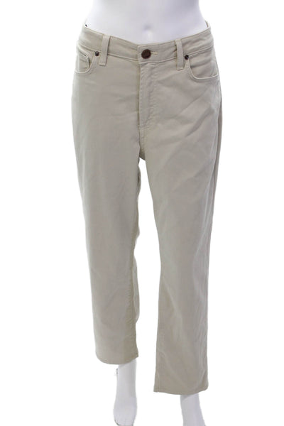 Monfrere Mens Brando Mid Rise Slim Leg Jeans Khaki Beige Cotton Size 34