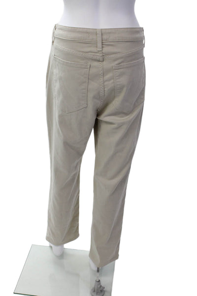 Monfrere Mens Brando Mid Rise Slim Leg Jeans Khaki Beige Cotton Size 34