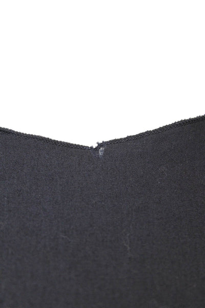 Avn Womens Long Sleeves A Line Dress Dark Ink Blue Cotton Size EUR 42