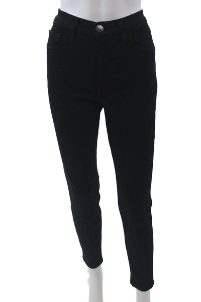 Current/Elliott Womens The High Waisted Stiletto Skinny Jeans Black Size 30