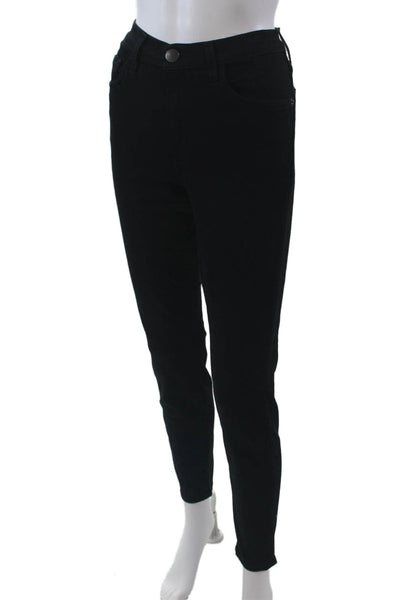 Current/Elliott Womens The High Waisted Stiletto Skinny Jeans Black Size 30