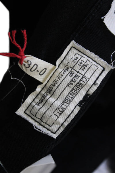 Current/Elliott Womens The High Waisted Stiletto Skinny Jeans Black Size 30
