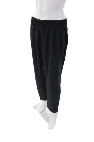Drew Womens Pull On High Rise Beckham Pants Gravel Acid Black Size Medium