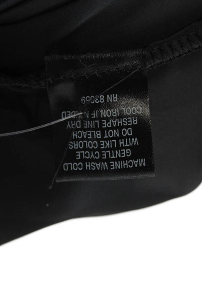 Drew Womens Pull On High Rise Beckham Pants Gravel Acid Black Size Medium
