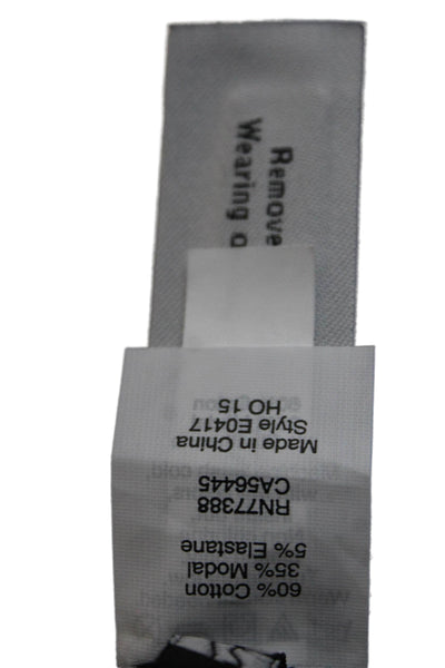 Madewell Womens Zipper Fly Mid Rise Skinny Ankle Jeans Black Denim Size 27