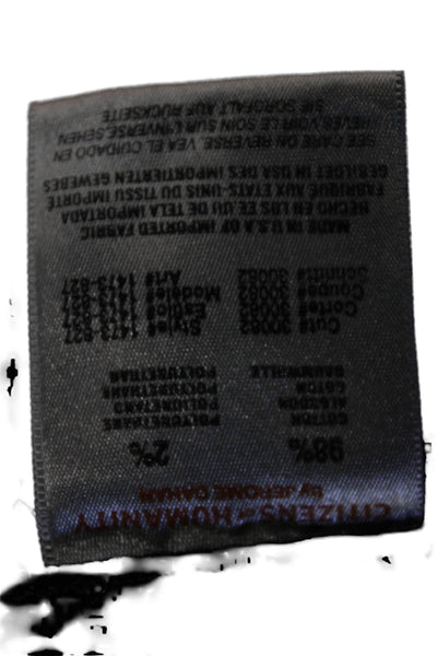 Citizens Of Humanity Womens Zipper Fly High Rise Skinny Jeans Black Denim Sz 28