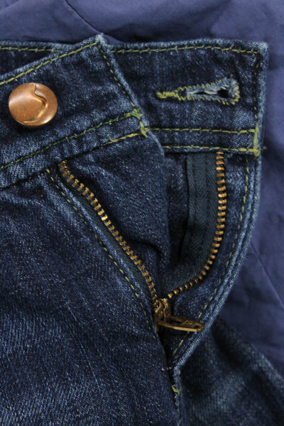 Joes Womens Cotton Dark Wash Zippered Best Friend Denim Shorts Blue Size 25