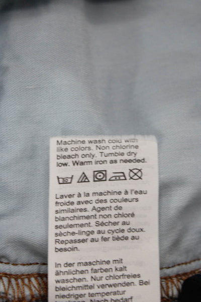 Madewell Womens Cotton High-Rise Medium Wash Denim Shorts Blue Size 32