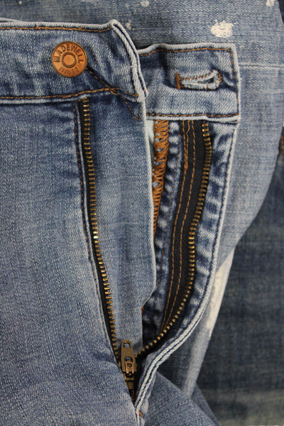 Madewell Womens Cotton High-Rise Medium Wash Denim Shorts Blue Size 32