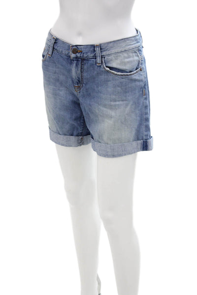 Joes Womens Cotton Best Friend Low-Rise Medium Wash Denim Shorts Blue Size 26