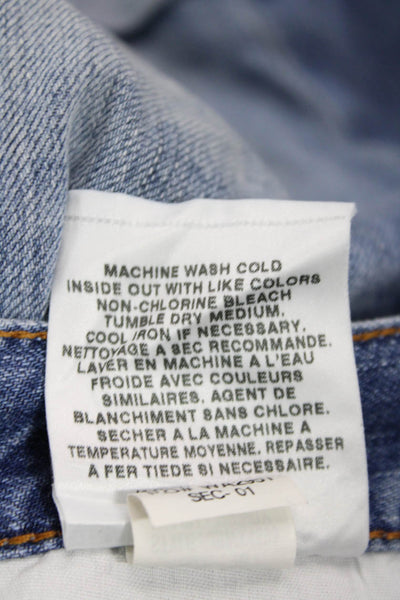 Joes Womens Cotton Best Friend Low-Rise Medium Wash Denim Shorts Blue Size 26