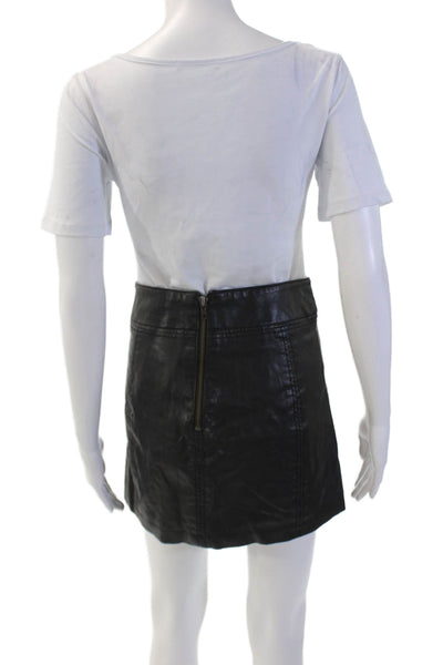 Theory Womens Linen Tapered Leg Zipped Ankle Detail Lounge Pants Black Size S