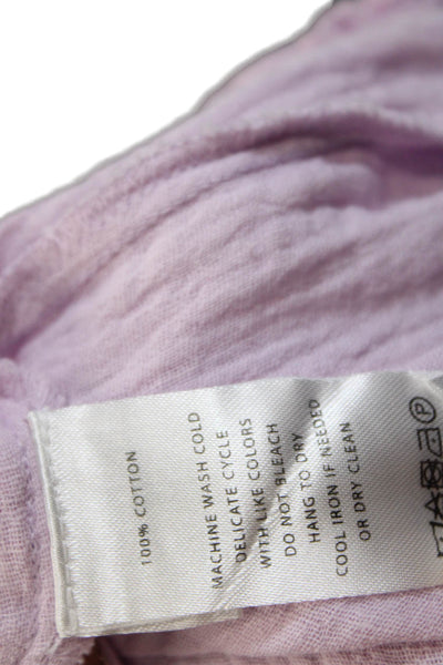 Lilla P Women's Elastic Waist Pockets Unlined Mini Skirt Purple Size XS