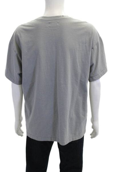 Aire Libre Men's Short Sleeves Crewneck Graphic T-Shirt Gray Size L