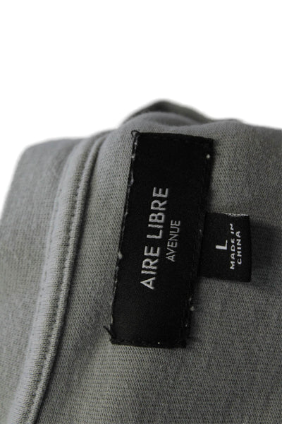 Aire Libre Men's Short Sleeves Crewneck Graphic T-Shirt Gray Size L