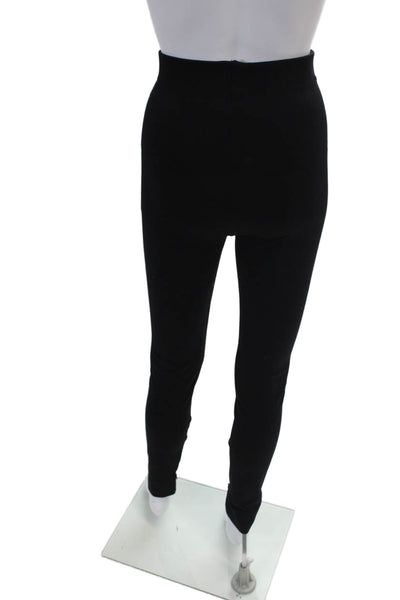 Kate Young X Splendid Womens High Rise Pull On Leggings Black Size Extra Small