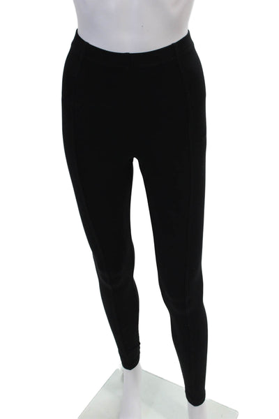 Another Tomorrow Womens Pull On High Rise Leggings Black Size Extra Small
