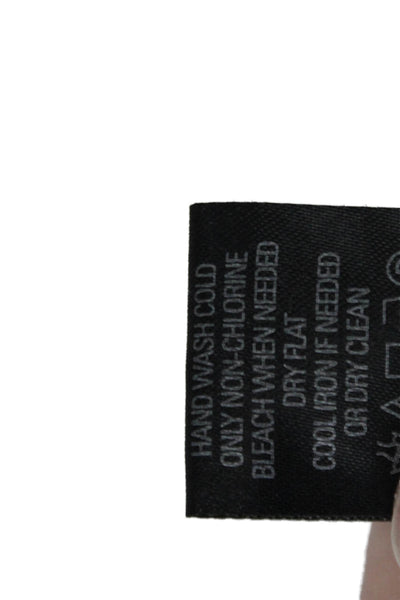 360 Sweater Womens Cotton Tie Dye Round Neck Pullover Sweater Top Navy Size S