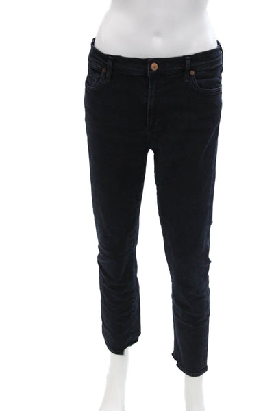 Citizens of Humanity Womens Cotton Dark Wash Zippered Skinny Jeans Blue Size 30