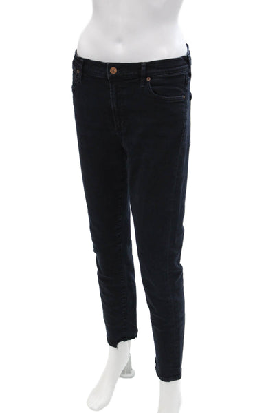 Citizens of Humanity Womens Cotton Dark Wash Zippered Skinny Jeans Blue Size 30