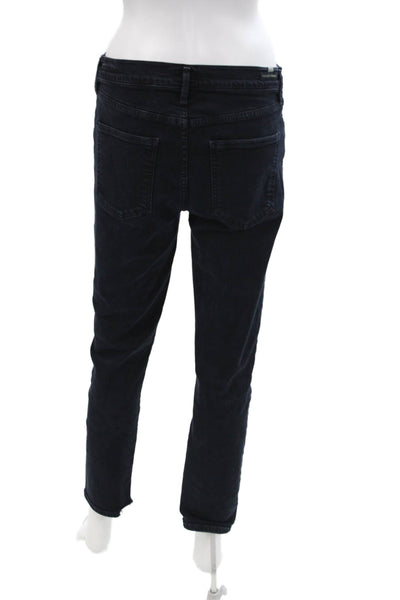 Citizens of Humanity Womens Cotton Dark Wash Zippered Skinny Jeans Blue Size 30
