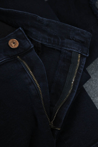 Citizens of Humanity Womens Cotton Dark Wash Zippered Skinny Jeans Blue Size 30