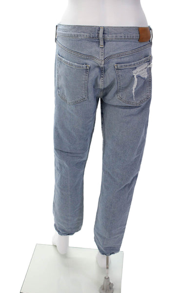 Citizens of Humanity Womens Cotton Blend Distressed Skinny Jeans Blue SIze 28