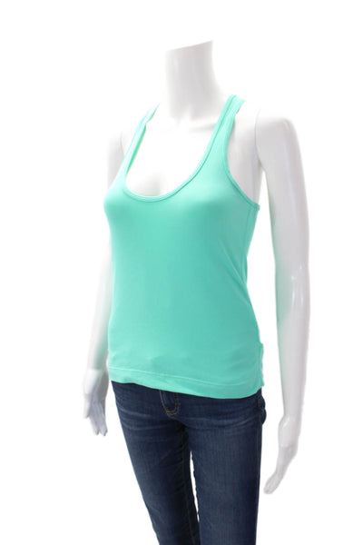 Lululemon Womens Racer Back Sleeveless Tank Top Turquoise Blue Size 4