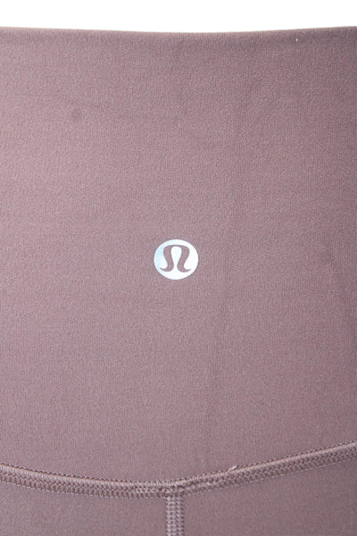 Lululemon Womens Stretch High Waisted Athletic Capri Leggings Blush Pink Size XS