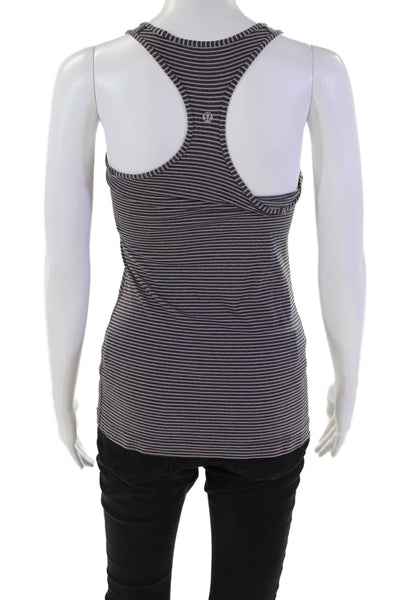 Lululemon Women's Sleeveless Racerback Scoop Neck Atheltic Tank Striped Size S