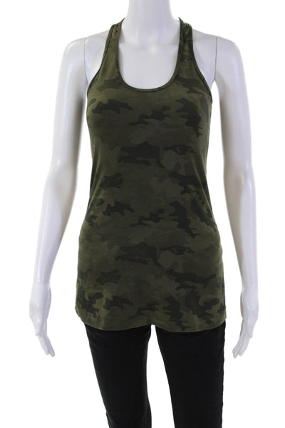 Lululemon Women's Scoop Neck Racerback Workout Tank Top Camouflage Size S