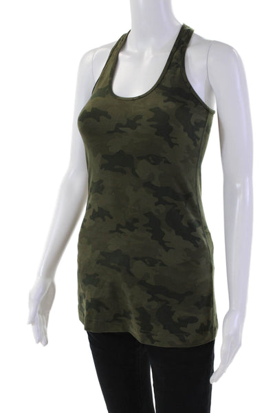 Lululemon Women's Scoop Neck Racerback Workout Tank Top Camouflage Size S