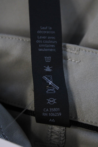 Lululemon Mens Cotton Zip Button Straight Leg Casual Pants Beige Size EUR 33